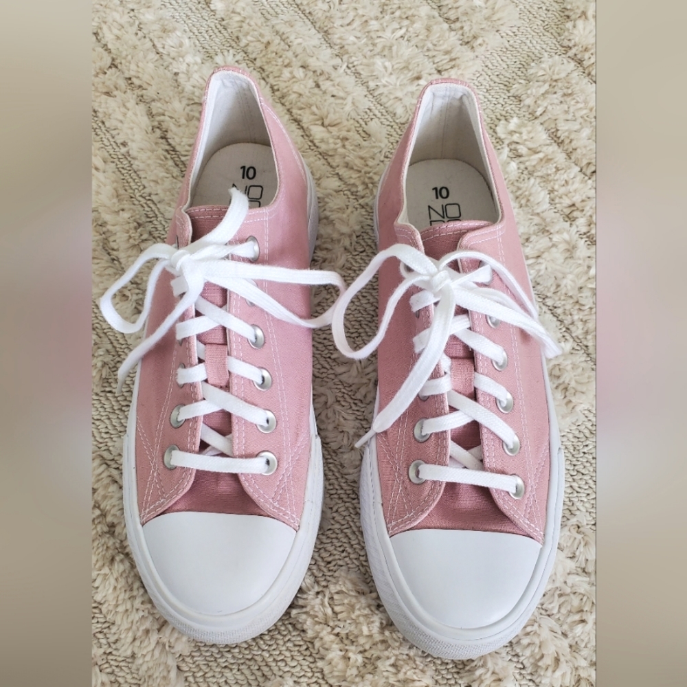 Pink Platform Sneakers